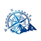 Point of Mountain забавная наклейка для автомобилей виниловые наклейки для автостайлинга, наклейки для автомобиля, окна, мотоцикла, Декор, наклейки на авто