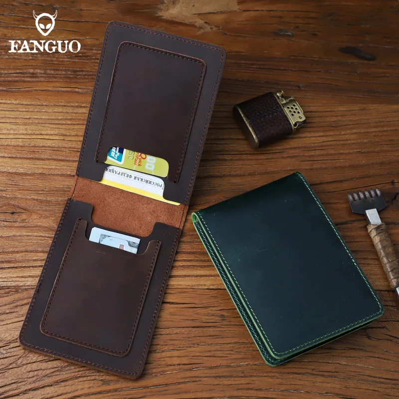Handmade Car Auto Documents Holder Genuine Leather Credit Card Slots Retro Driver License Bag Card Wallet 1pc leather auto driver license bag car driving documents card credit holder purse wallet case for bmw style