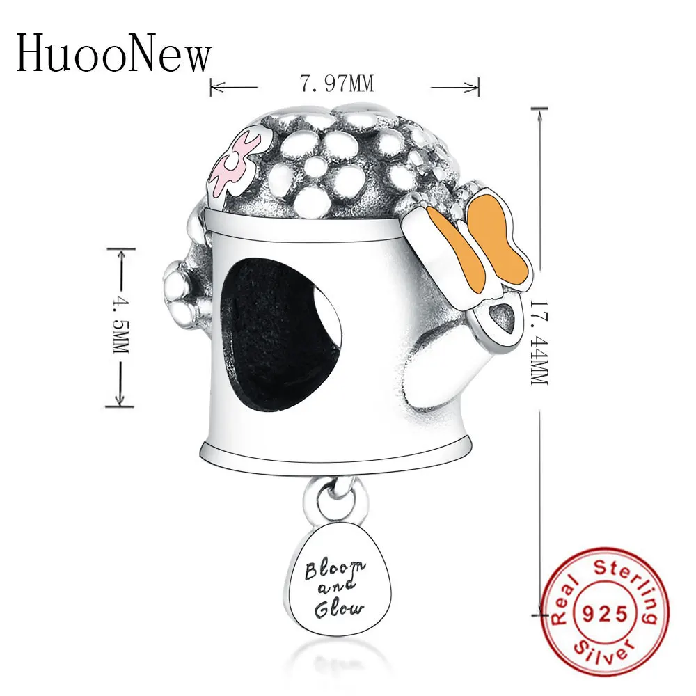 

2019 Summer Collection 925 Sterling Silver Kettle Bead Charm Fit Original Charms Bracelet For Woman DIY Jewelrly Making