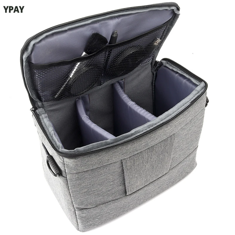dslr camera bag backpack polyester shoulder bag insert waterproof photography photo case for canon nikon sony lens pouch free global shipping