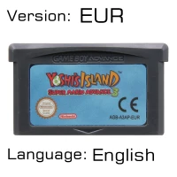 Yoshs Island EUR 32 бит видеоигры картридж Консоли Карты для nintendo GBA супер мариолд Advance серии Английский язык издание - Цвет: Yoshs Island EUR