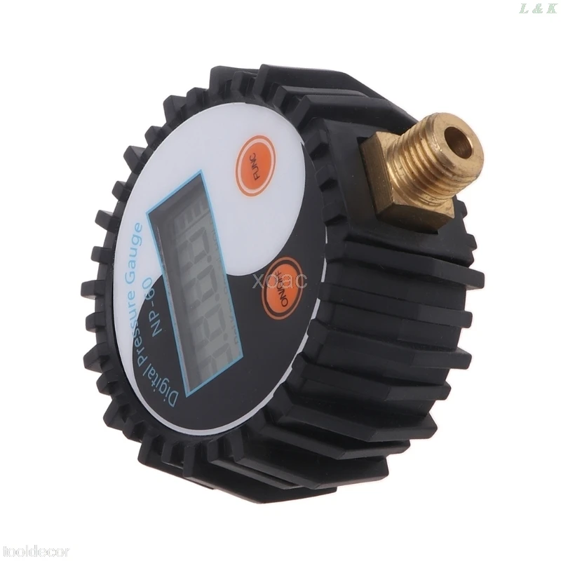Цифровой измеритель давления в Газу 0-10 бар G1/4 Аккумулятор 0 ~ 145psi M13 Прямая