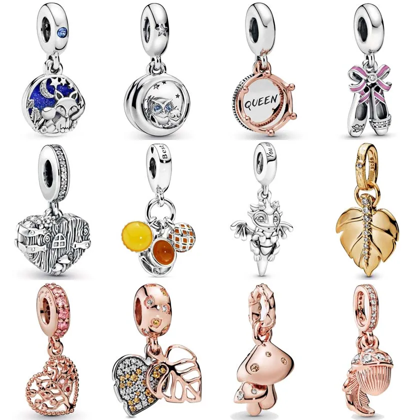 

Оригинальный кулон в виде лисы и кролика, совы, королевы, короны, дерева любви, подвеска «сделай сам», ювелирные изделия, подходит для женско...