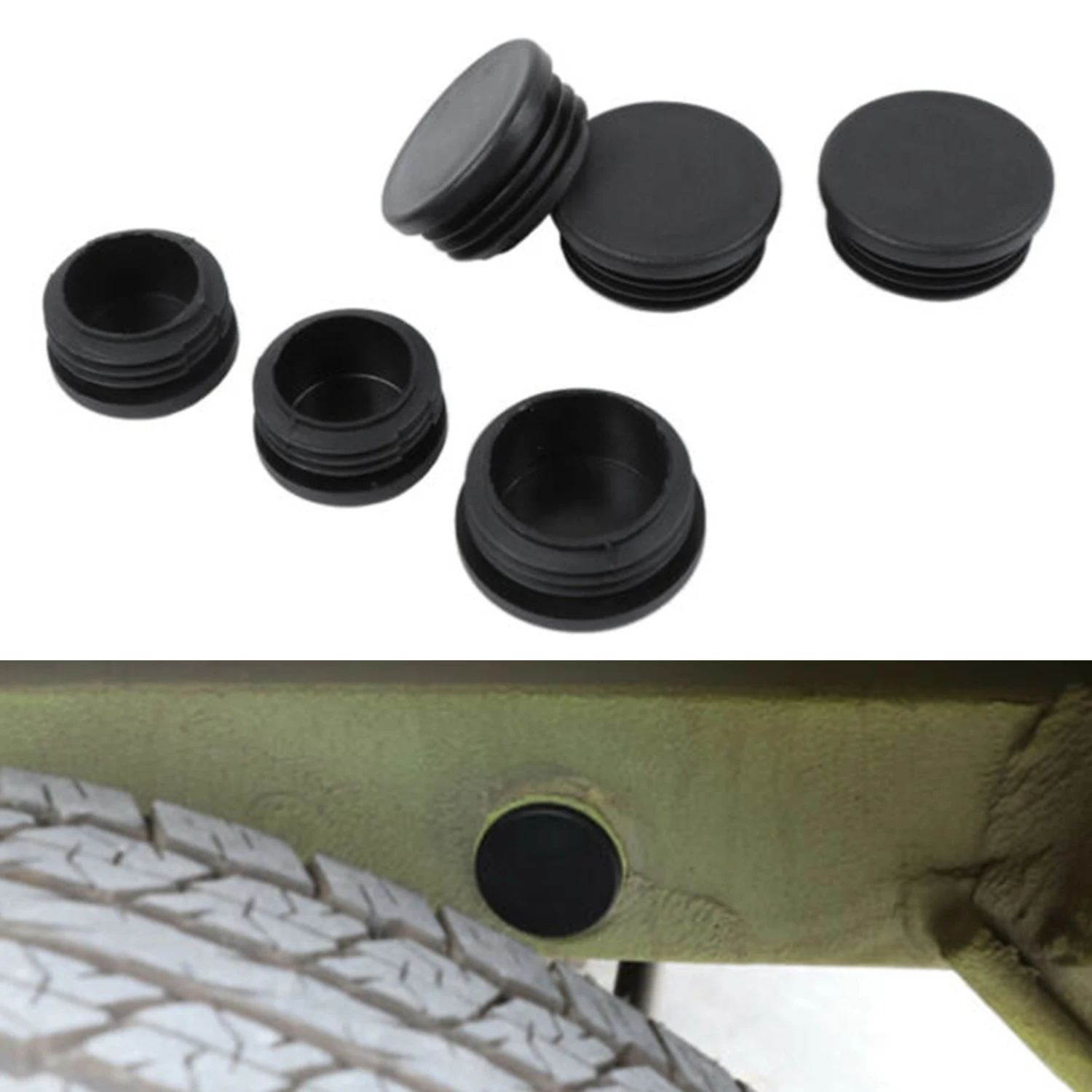

6pcs Rubber Stopper Black Car Chassis DIY For Suzuki Jimny 2019 2020 New Practical