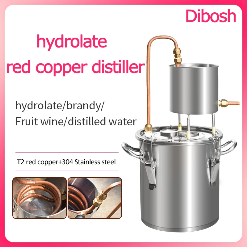12L/20L/33L/50L домашний алкогольный самогон из красной меди, дистиллятор для водки, вечерние Дистилляторы