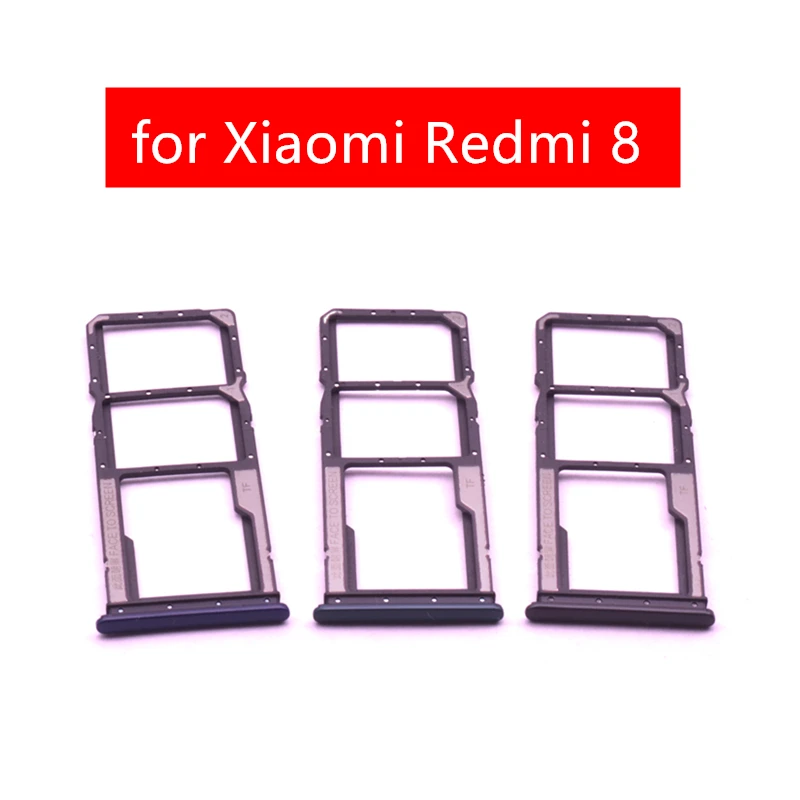 Для Xiaomi Redmi 8 держатель лотка для карт SIM Micro SD слот адаптер запасные части