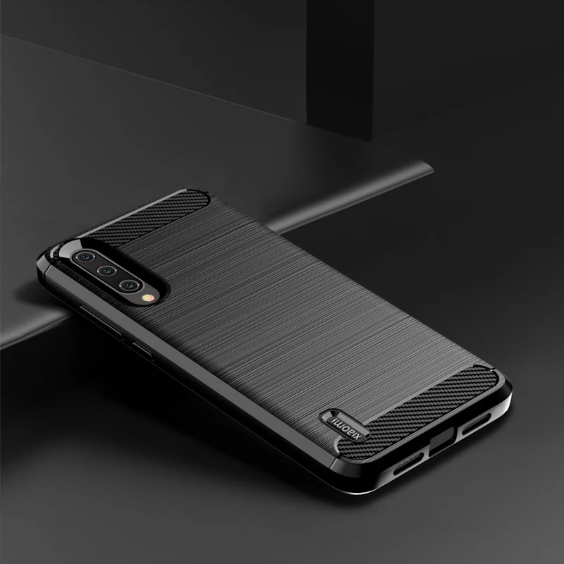 Чехол для Xiaomi mi Note 10 CC9 Pro Чехол Ультра тонкая задняя крышка для Xiao mi Red mi Note 8T 8 Pro mi A3 Lite CC9e чехлы из углеродного волокна
