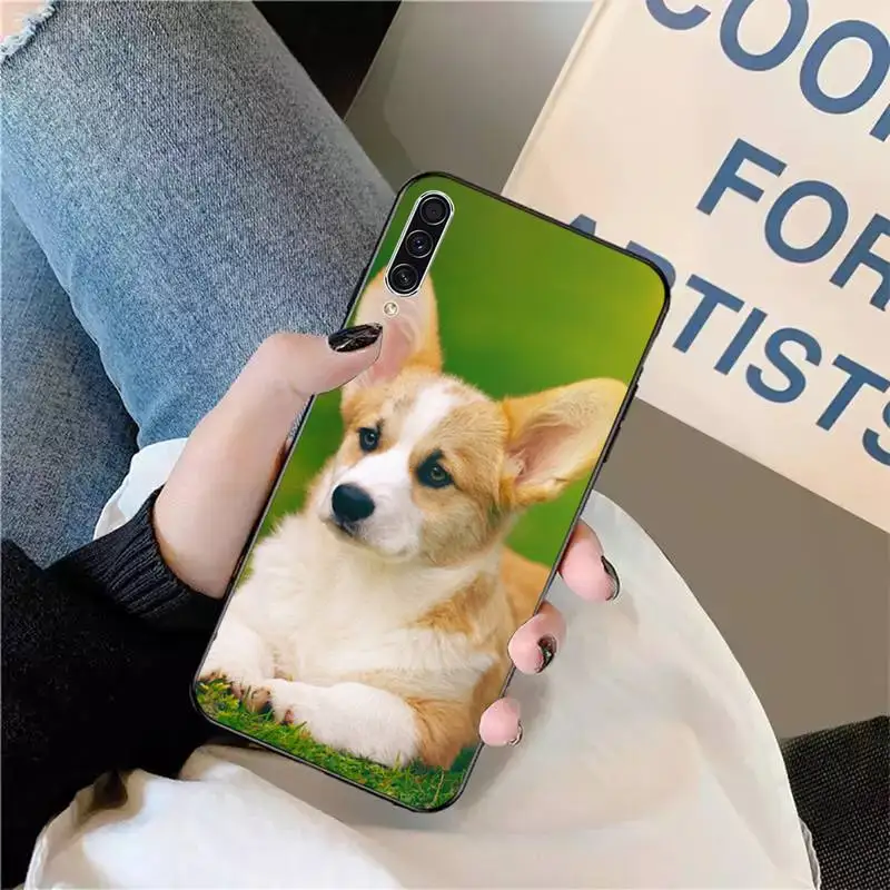 

Lovely aniaml dog Corgi Phone Case For Samsung galaxy A S note 10 7 8 9 20 30 31 40 50 51 70 71 21 s ultra plus