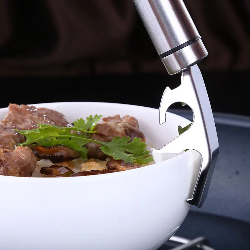 Термостойкая тарелка из нержавеющей стали чаша для посуды зажим горячее блюдо