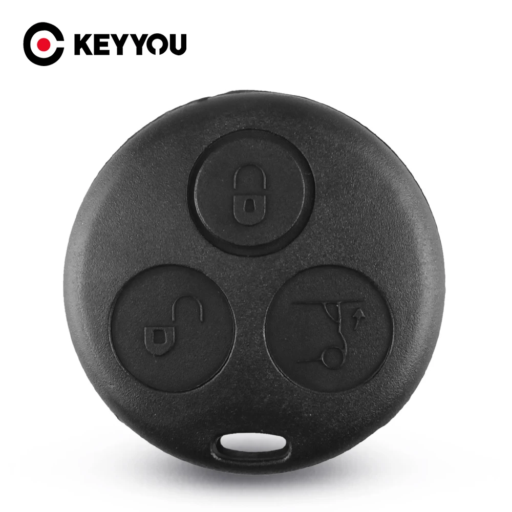 Замена KEYYOU для Mercedes Benz MB Smart Fortwo 450 Forfour Roadste 3 кнопки без лезвия чехол ключа Fob |