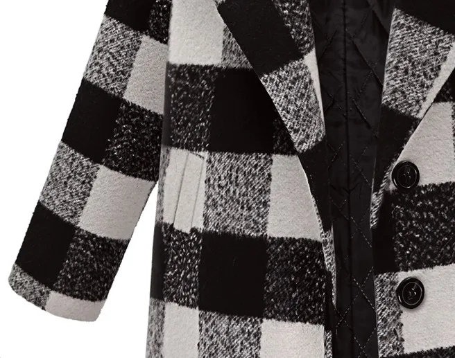 

Winter Autumn Suit Blazer Women 2019 Formal Woolen Jackets Work Office Lady Long Sleeve Blazer Outerwear Plus Size 4XL