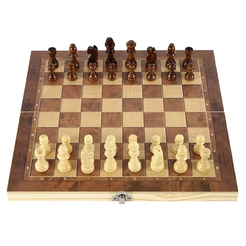 

Складная доска, набор шахматных фигур, маленькая деревянная шахматная коробка, наборы шахматных фигур, наборы для путешествий, шахматы, шах...