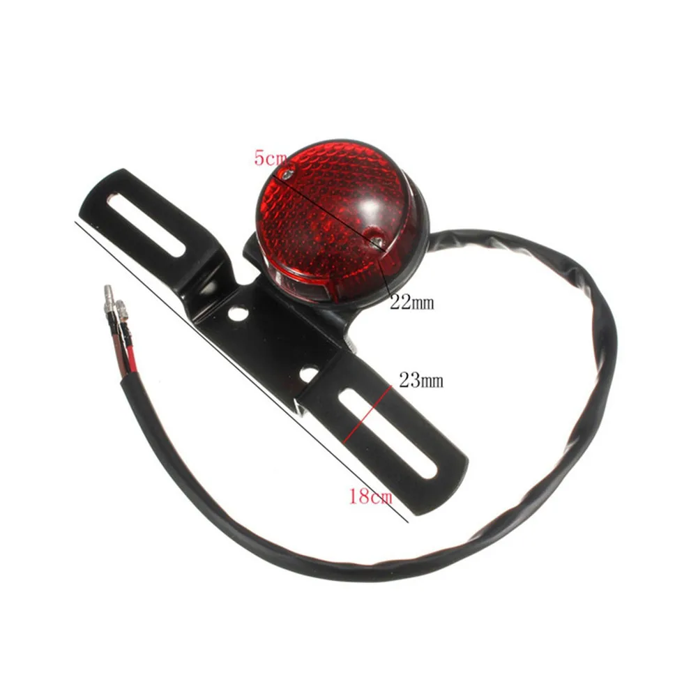 

Motorcycle LED Red Rear Tail Brake Stop Light Lamp W/ License Plate Mount for Harley Honda Suzuki Chopper Bobber Accessories