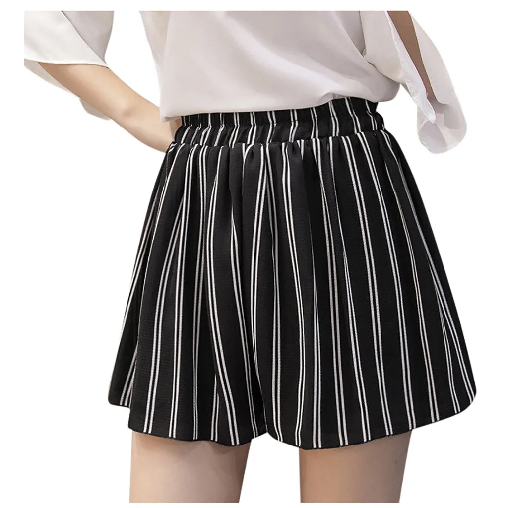 Модные женские повседневные эластичные свободные шифоновые юбки трапециевидной