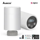 Привод радиатора AUBESS TRV ZigBee Smart, термостатический клапан радиатора, регулятор температуры для умного дома, голосовое управление через Alexa