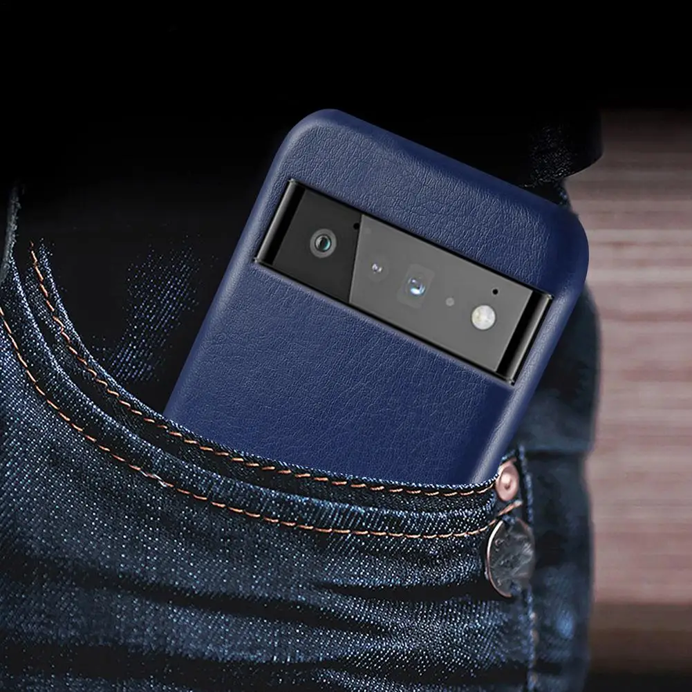 Чехол для телефона Google Pixel 6 Pro роскошный текстильный кожаный чехол из ТПУ жесткий