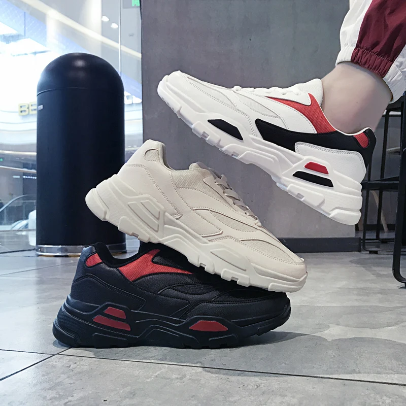 Men Running Shoes Sports Sneakers Flats Breathable Mesh Summer Outdoor Walking Man Athletic Lace Up Platform Comfortable &quot | Обувь