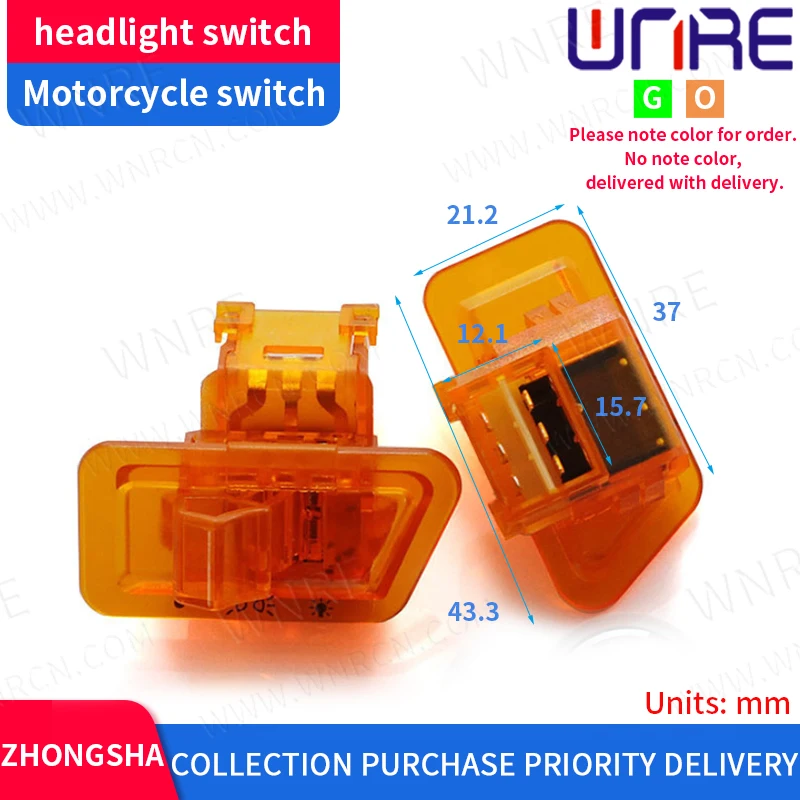 GY6 Switches 50cc 150cc Moped Scooter Head Light Horn Dimmer Turn Starter Single Switch Button For Taurus Zhongsha Motorcycle |