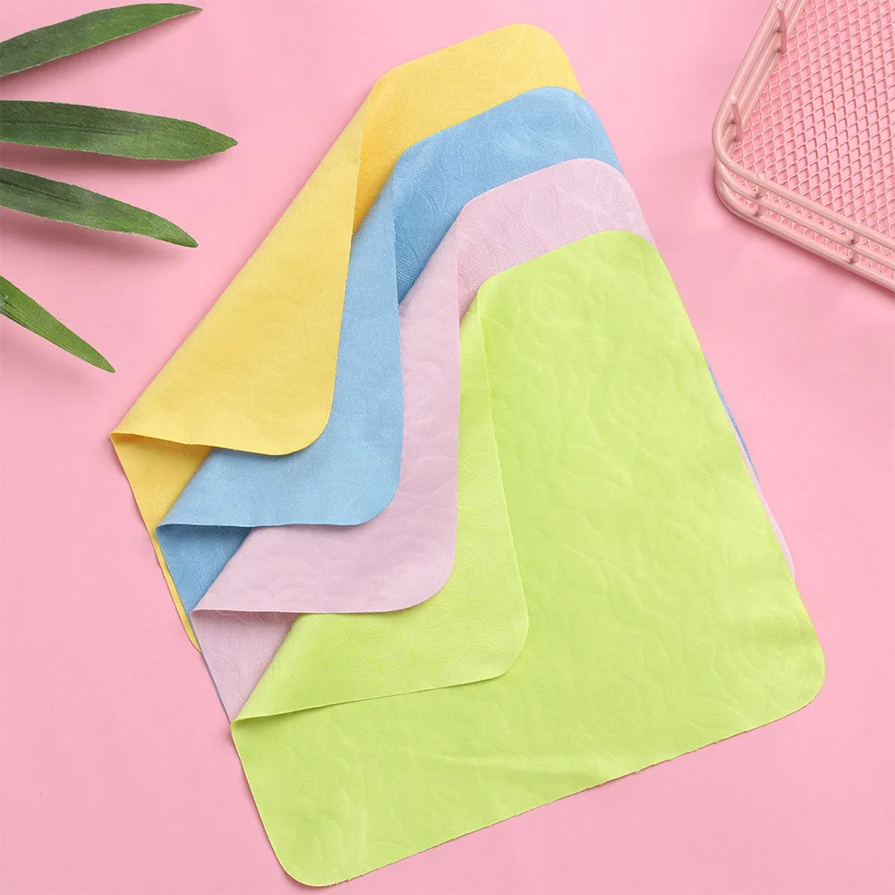 2 шт с розами салфетка для очистки очков очиститель из микрофибры разные цвета