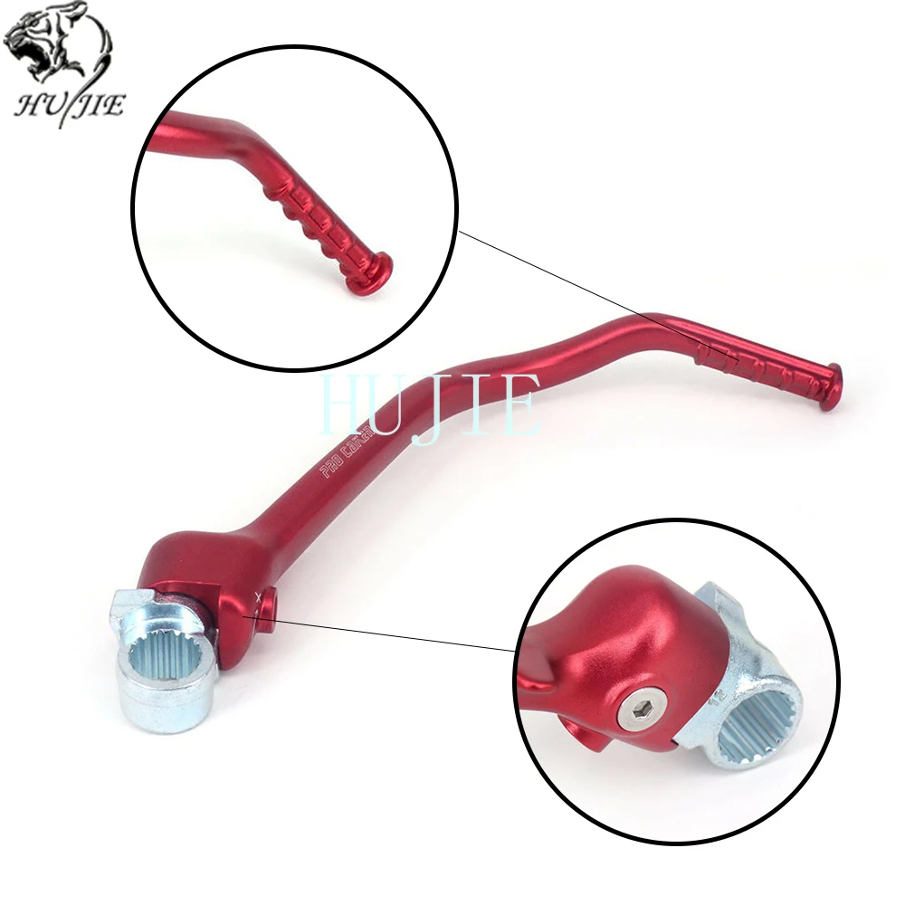 

New Motor motorcycle foot pegs Forged Kick Start Starter Lever Pedal for HONDA CRF250R Off road