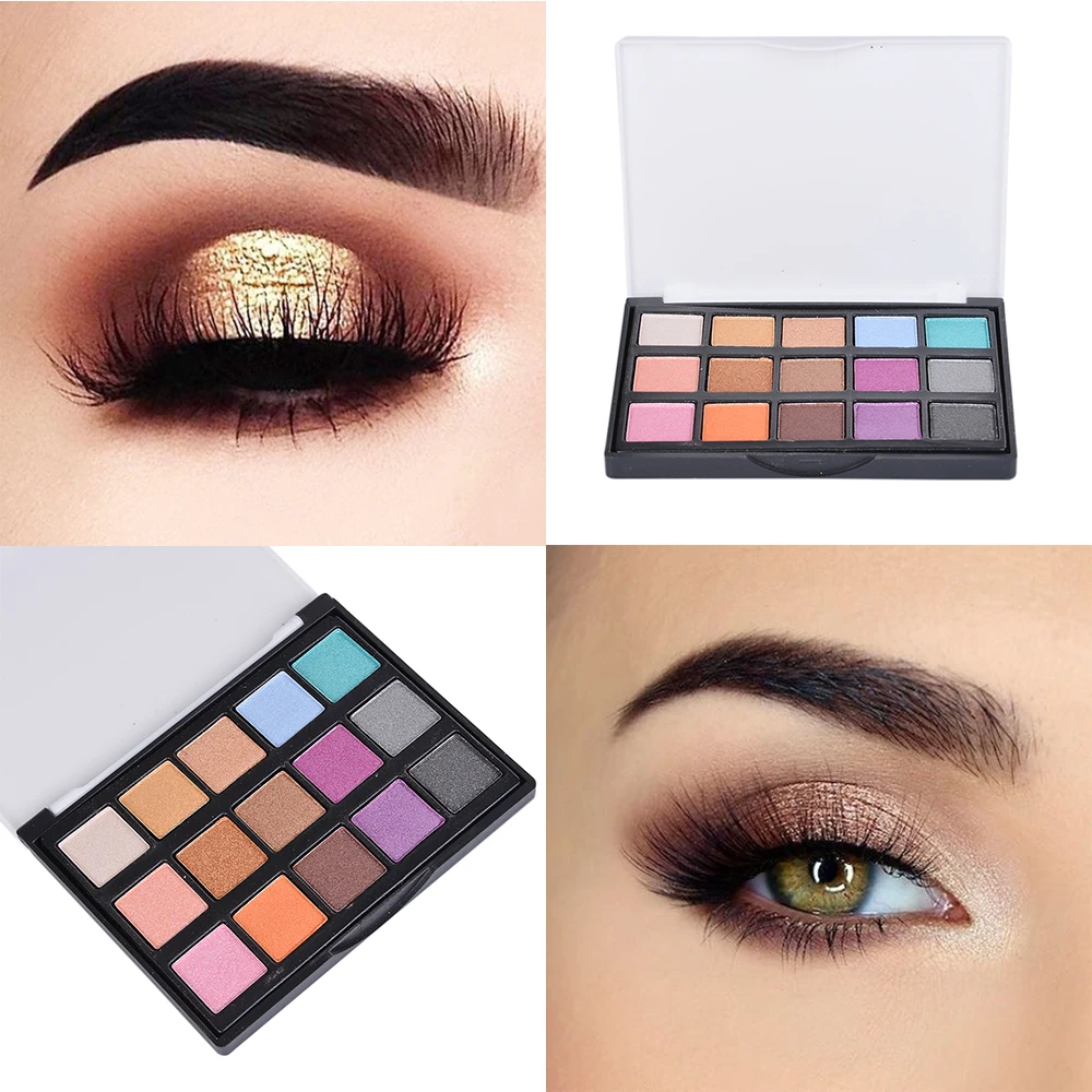 Распродажа на складе! Матовые тени для век 15 цветов долговечные теплые мерцающие