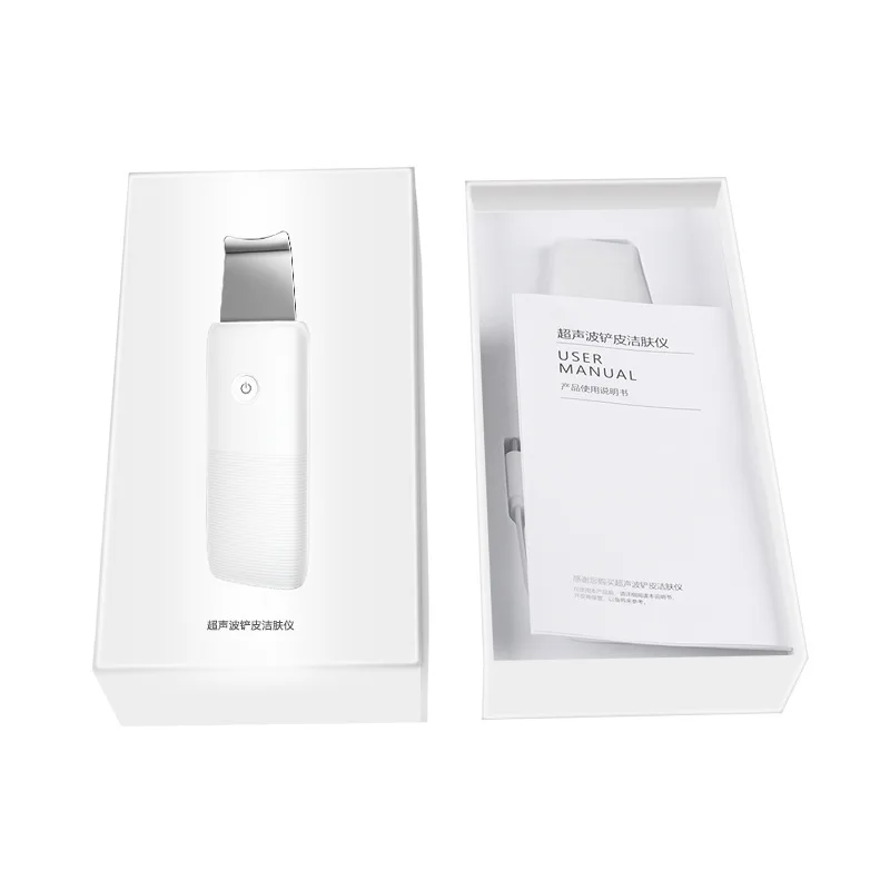 

Ultrasonic Skin Scrubber Face Skin Deep Cleansing Spatula Blackhead Acne Pimple Removal Pore Cleaner Facial Cleaning Care Tools