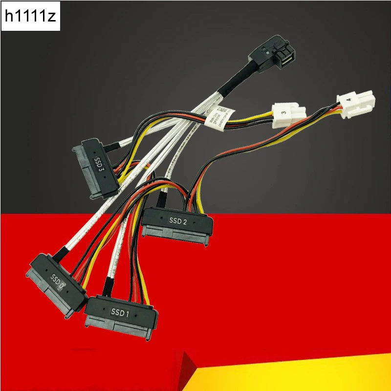 Кабель SAS с 12 Гб кабель для жесткого диска последовательным подключением к 4 SAS/SATA