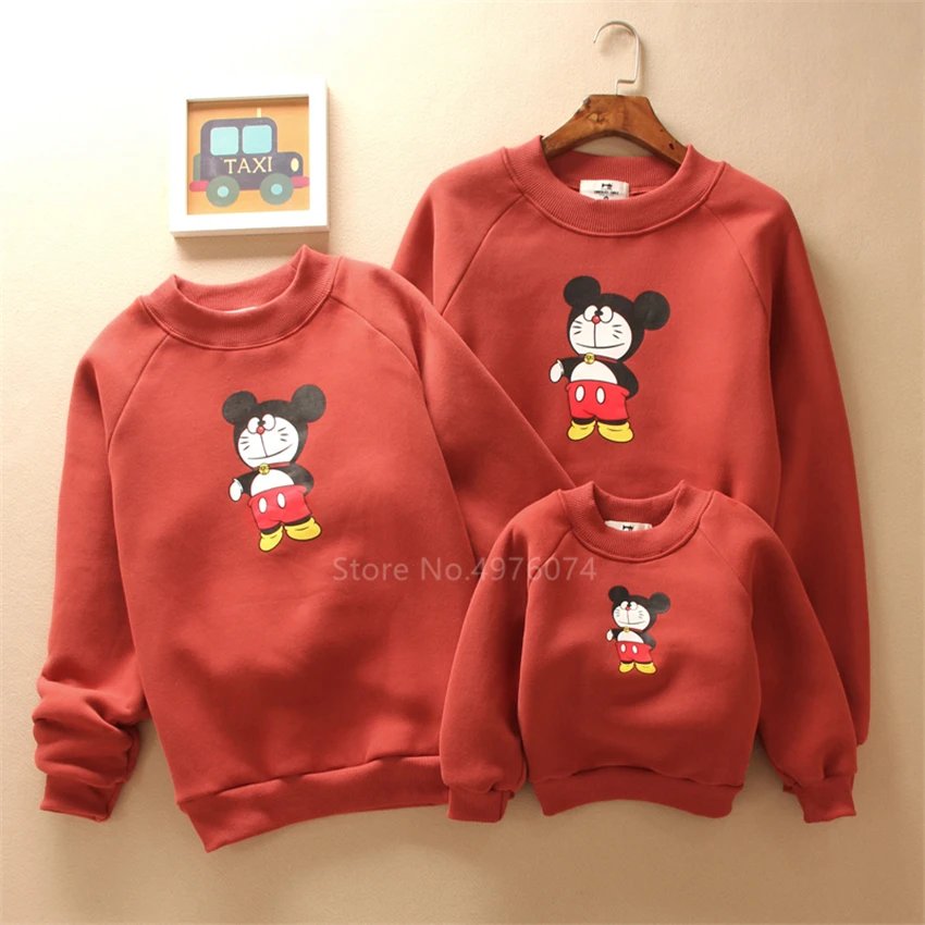 Свитер для родителей и детей рождественские свитера пижамы теплый свитшот с