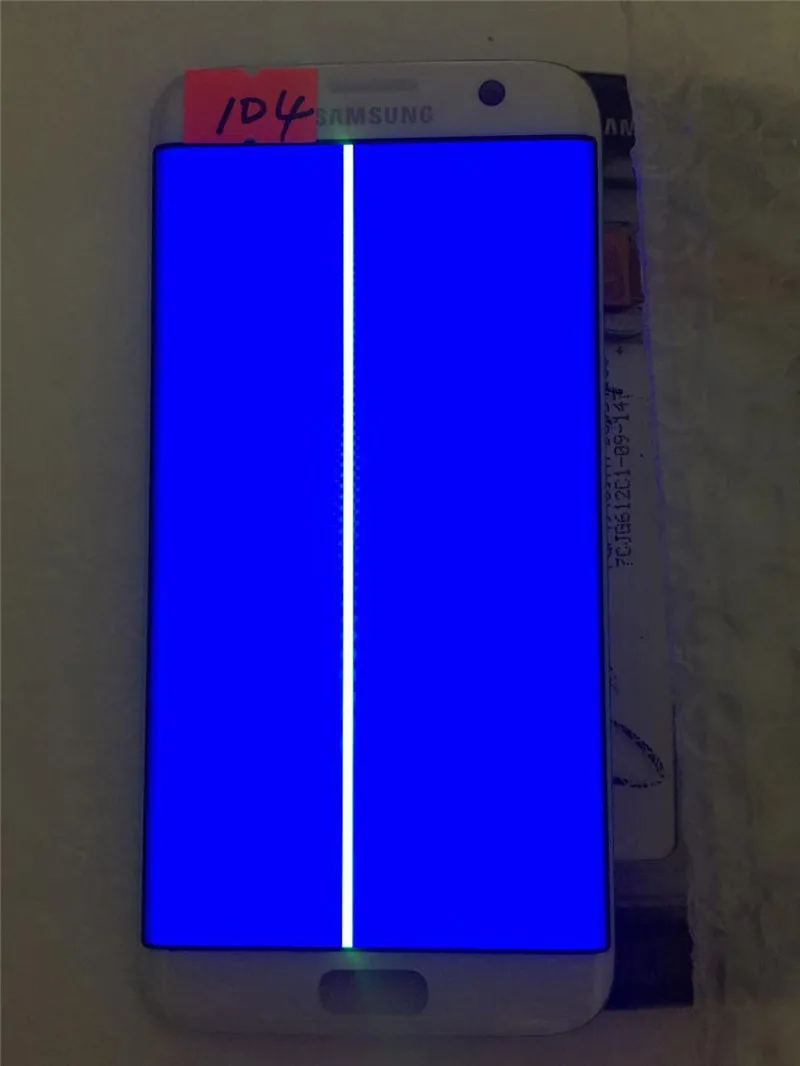 5,5 ''AMOLED lcd для SAMSUNG Galaxy s7 edge G935 G935F сенсорный экран дигитайзер дисплей с линейкой