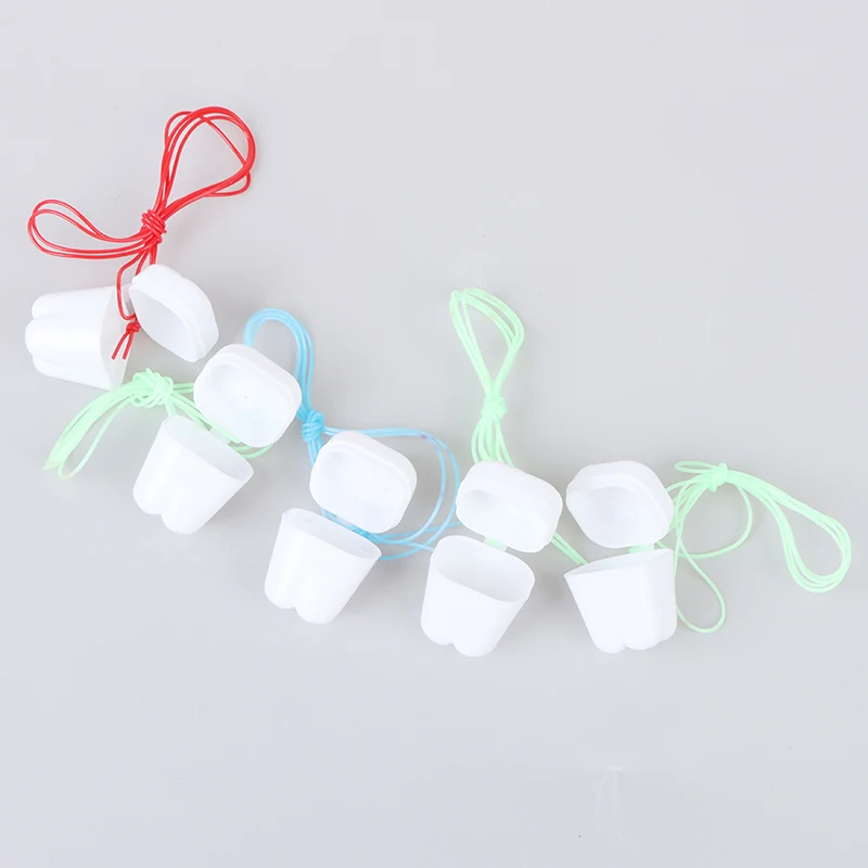 

10Pcs/set Plastic Milk Teeth Storage Box Baby Teeth Container Organizer