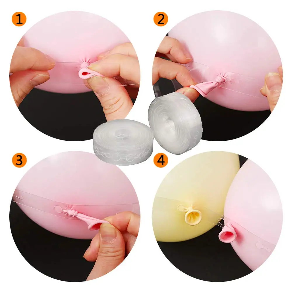 

50pcs Happy Birthday Latex Balloon Party Balloon Chain Arch Kit Birthday Party Tapestry Wall Hainging Anniversary Home Decor 8D