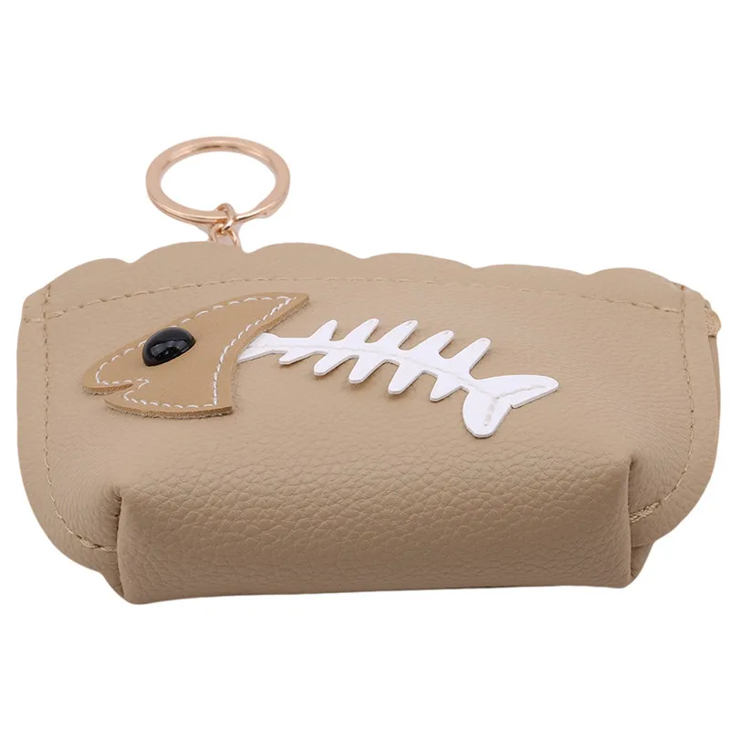 Кожаные кошельки с вышивкой из мультфильма маленькие свежие повседневные Pu