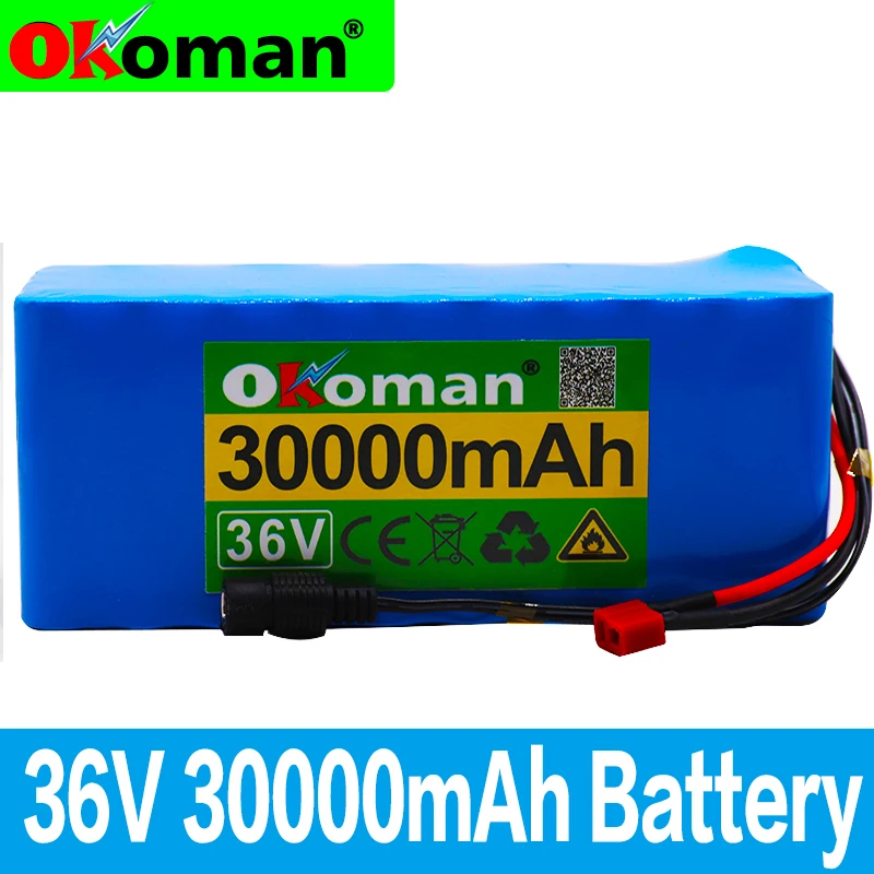 36 В 10S4P 30 Ач 600 Вт литиевый аккумулятор высокой мощности и емкости 42V18650
