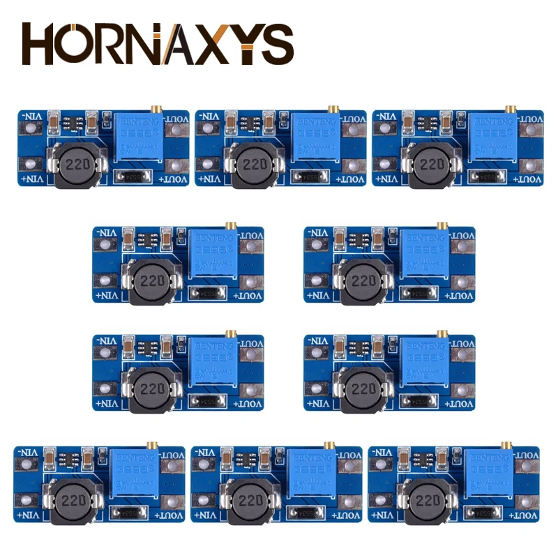 Регулируемый Повышающий Модуль MT3608 DC-DC 2 А DC Boost преобразователя в-24 в до 5 В 9 12 28 10