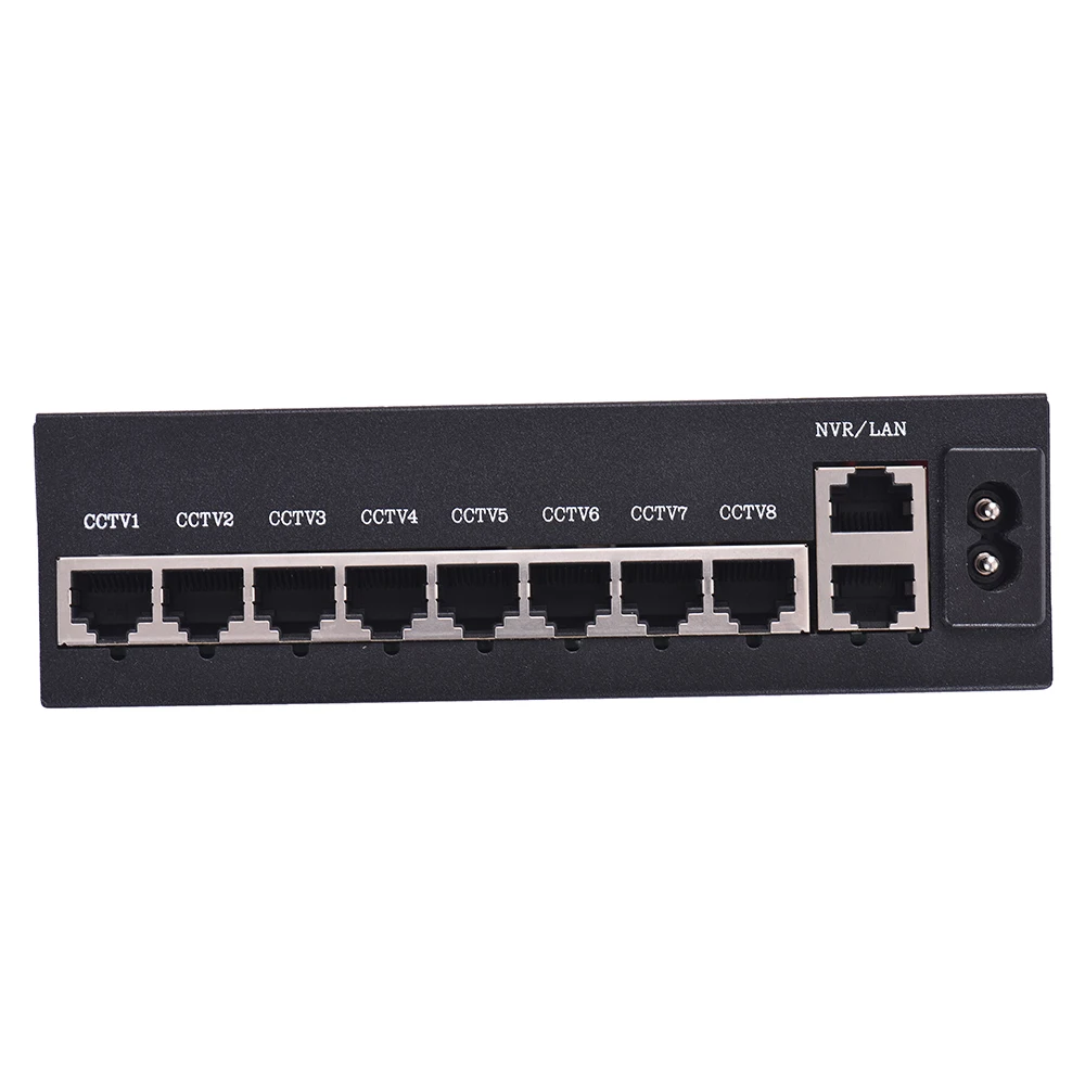 NF1008 коммутатор питания через Ethernet 8 портов Порты и разъёмы 2 канала связи 1 6 Гбит/с