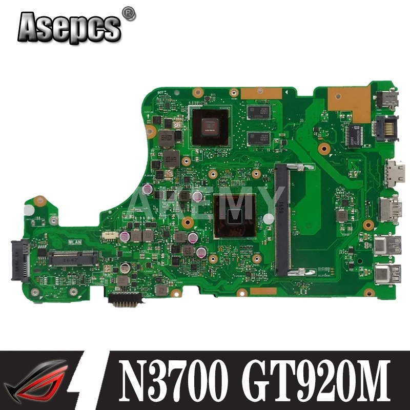 X555SJ материнская плата для ноутбука ASUS оригинальная N3700 GT920M|Материнские платы| |