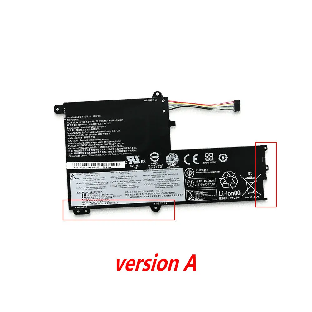 Новый L15M3PB0 L15L3PB0 L15C3PB1 аккумулятор для ноутбука Lenovo XiaoXin Chao 7000 7000-14 7000-14IKBR 15AST Series