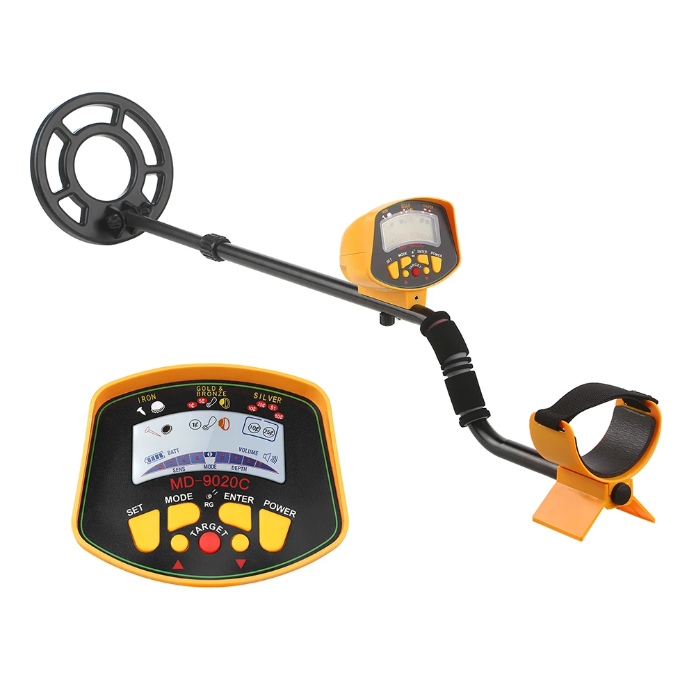 

Underground Wire Iron Metal Gold Detector Adjustable Tracker MD9020C LCD Underground Metal Seeker Gold Silver Treasure