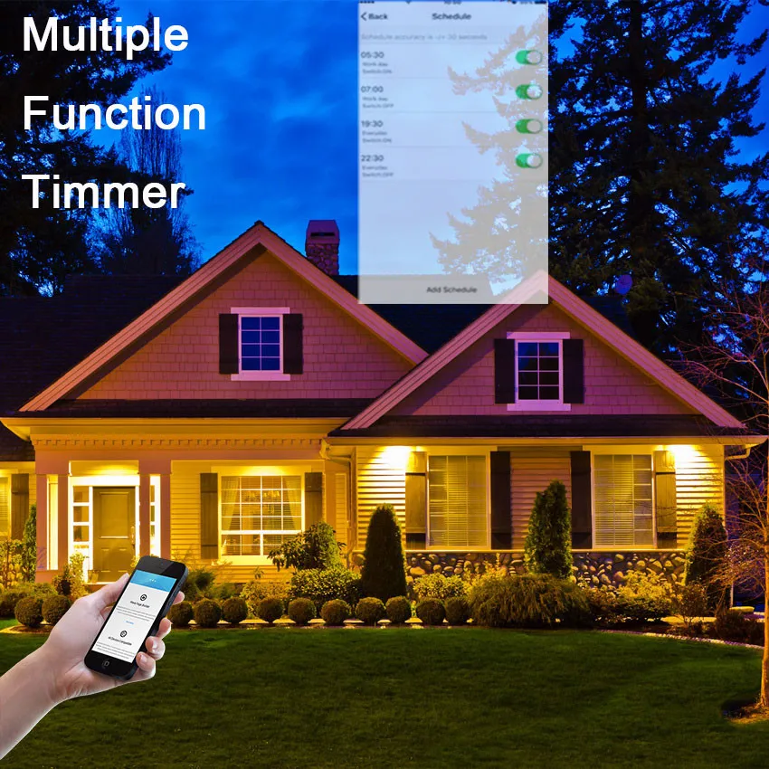 Wifi умный светильник диммер настенный сенсорный выключатель стандарт ЕС/США