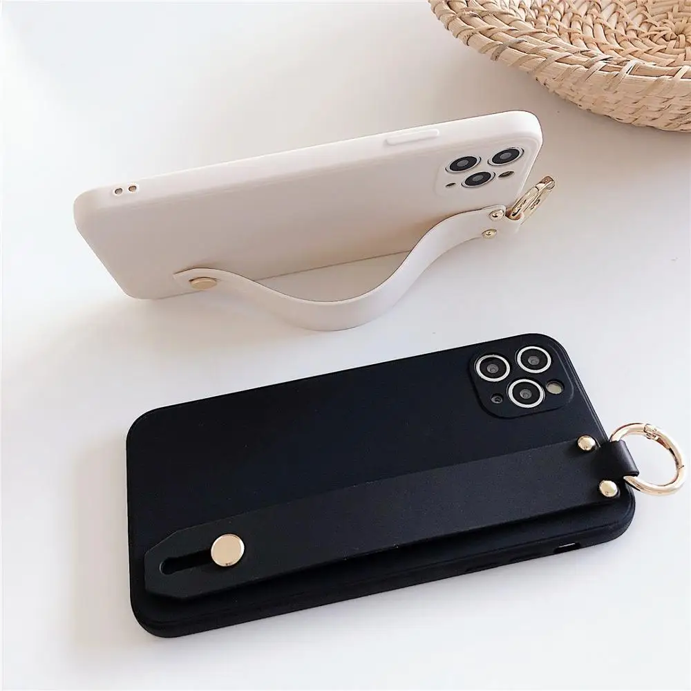 Чехол для iPhone 11 роскошный чехол с ремешком карамельных цветов телефона 12 Pro Max 7 8