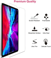 tablet tempered glass screen protector cover for apple ipad pro 11 20182020 tablet hd eye protection tempered film