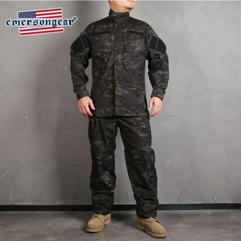 MCBK Emersongear синий лейбл тактический боевой R6 форма рубашка и брюки набор поле BDU штурмовая Униформа Военная армейская спортивная одежда - Цвет: MCBK