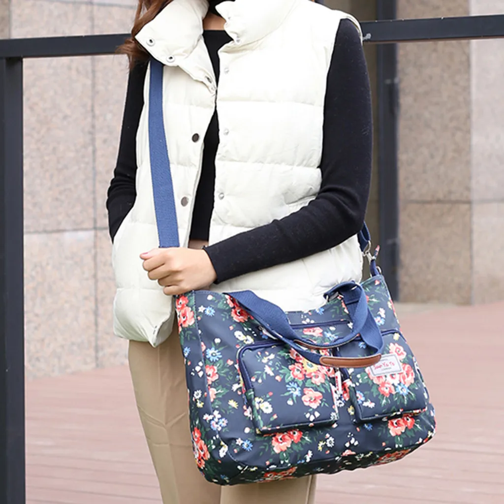 Вместительная сумка 40 # с цветочным принтом этнические сумки для женщин