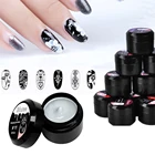 Набор гель-лаков Biutee стемпинг ногтей покрытие, 12 цветов, 8 мл Светодиодный УФ-гель для ногтей, для стемпинга ногтей