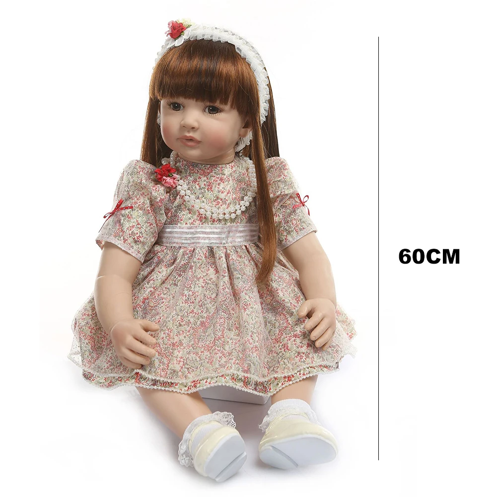 

Newborn Baby Lifelike Simulation Doll Soft Children Reborn Doll Toy Girl Play House Toys Kids Birthday Gift Kindergarten Props