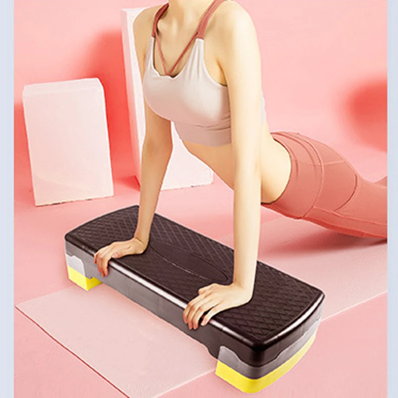 Степ для занятия аэробикой Регулируемый нескользкой педалью шаговый