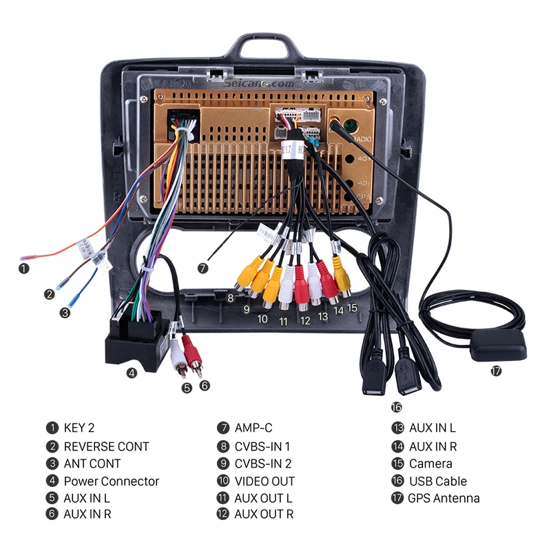 $87.90 Seicane 2 DIN 9 Inch Android 10.0 DSP GPS Navigation Touchscreen Quad-core Car Radio For 2004 2005 2006-2011 Ford Focus Exi AT