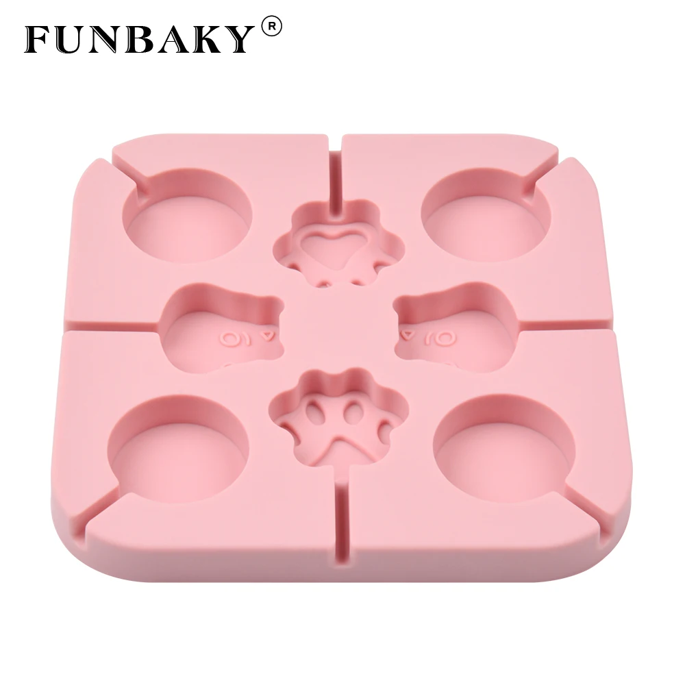 Силиконовая форма FUNBAKY в виде мультяшных животных леденцов сделай сам | Дом и сад