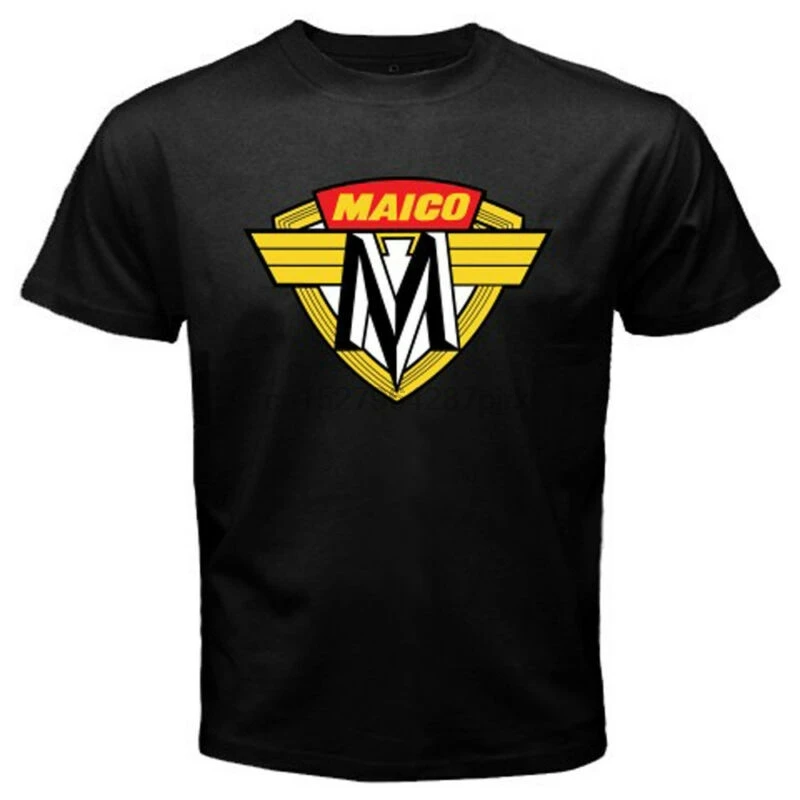 

Maico Motorcycles Logo Men's Black T-Shirt Size S M L XL 2XL 3XL