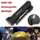 Светодиодный COB светильник для вспышки, портативный USB Перезаряжаемый Магнитный фонарь, фонарь, гибкая инспекционная лампа, беспроводной Рабочий светильник, уличный лагерь